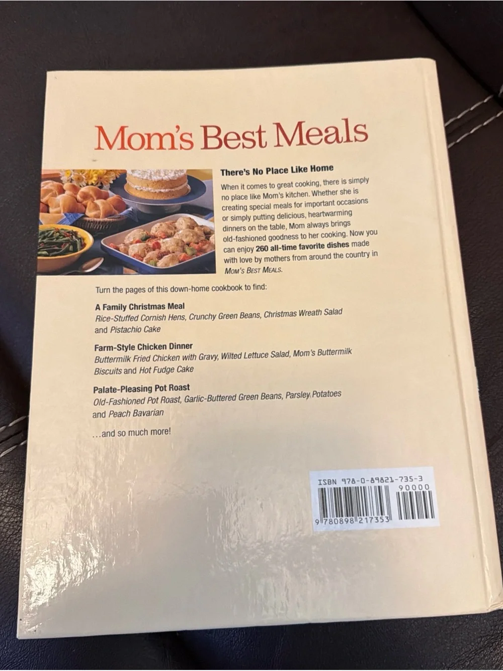 Taste of Home Mom's Best Meals Cookbook - Red & Yellow Accents